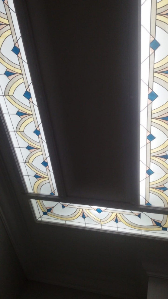 Потолочный витраж в ЖК "Сердце города"