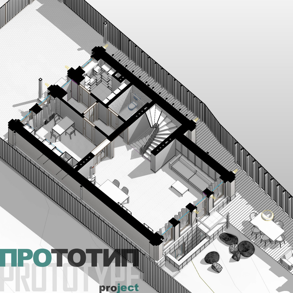 Дом на маленьком участке