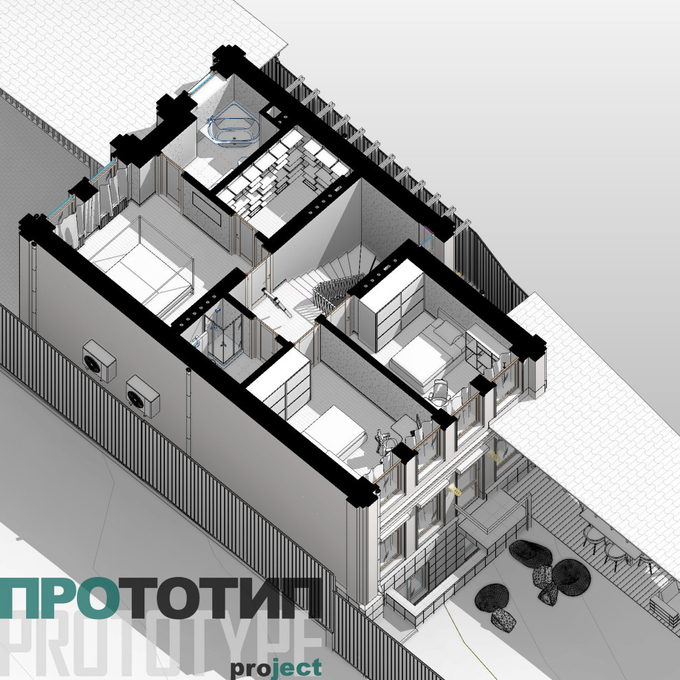 Дом на маленьком участке