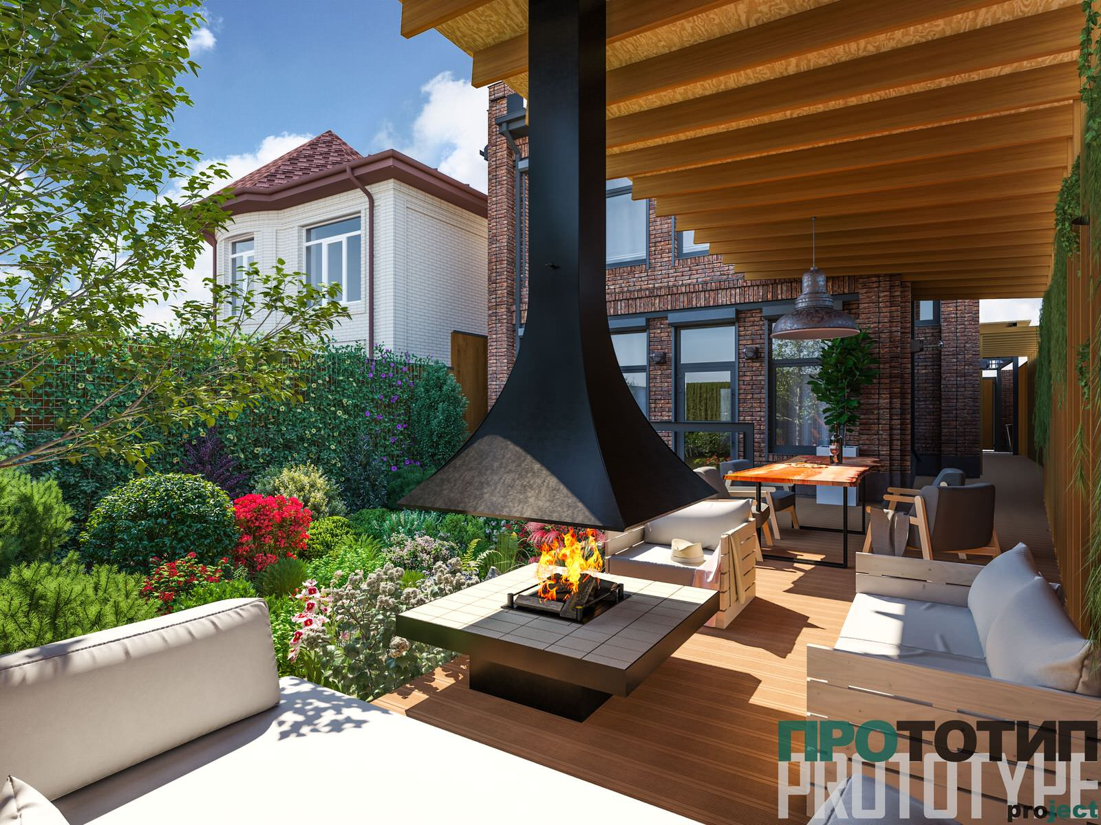 Дом на маленьком участке