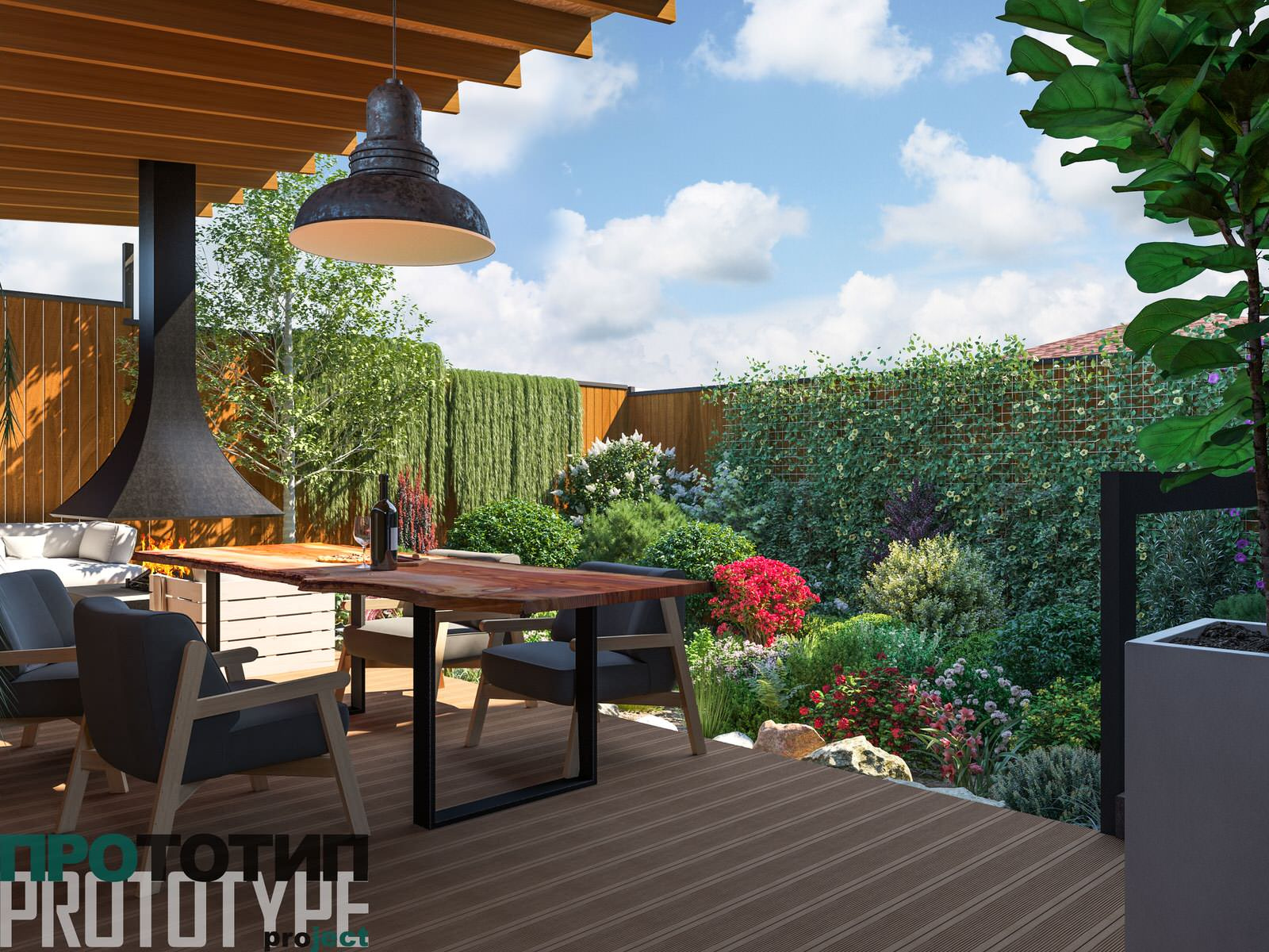 Дом на маленьком участке