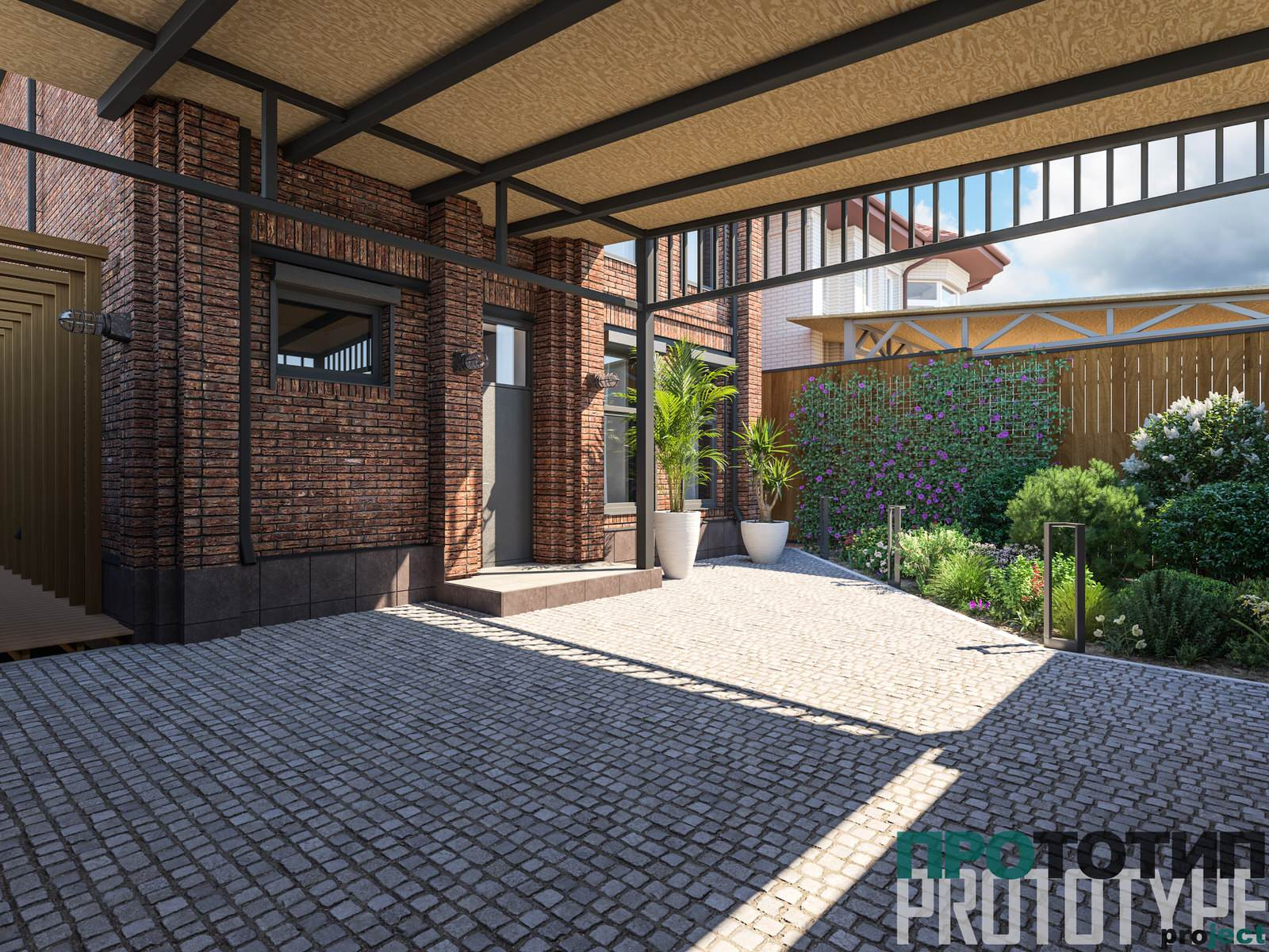 Дом на маленьком участке