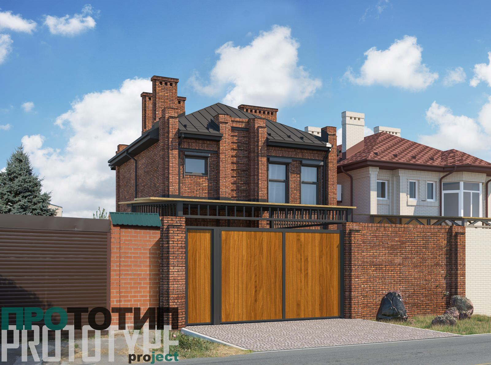 Дом на маленьком участке