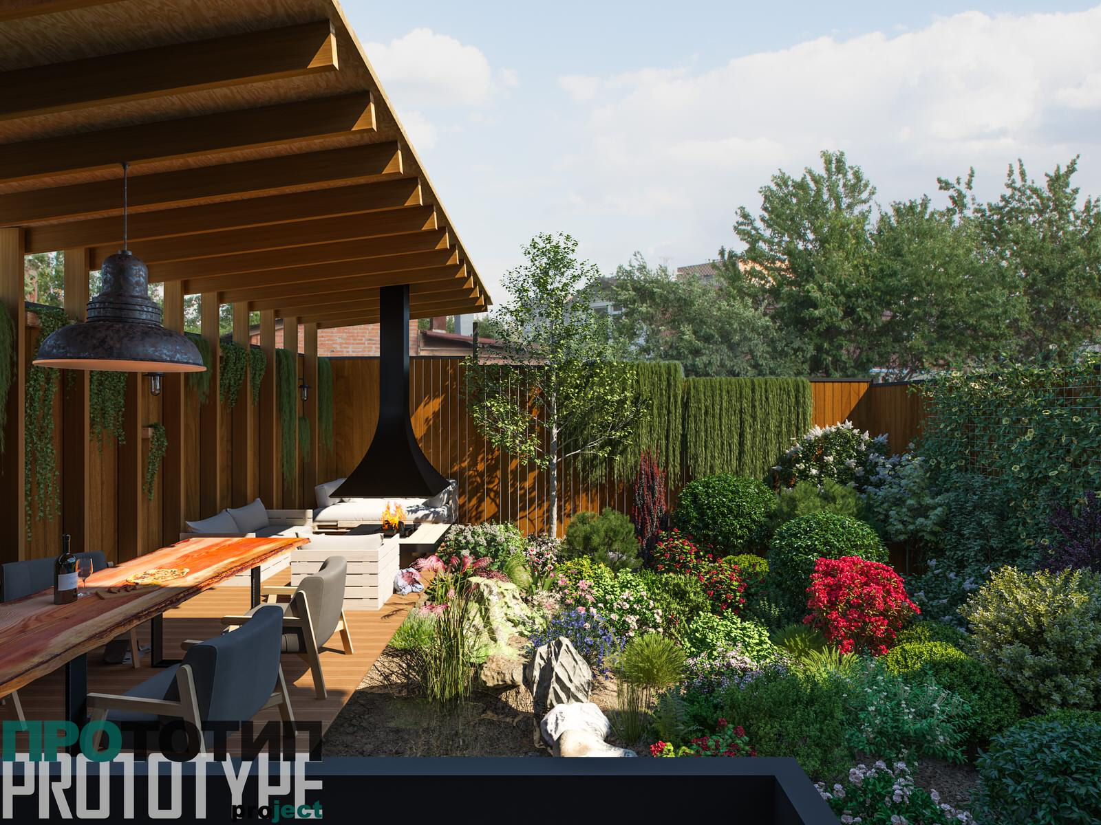 Дом на маленьком участке