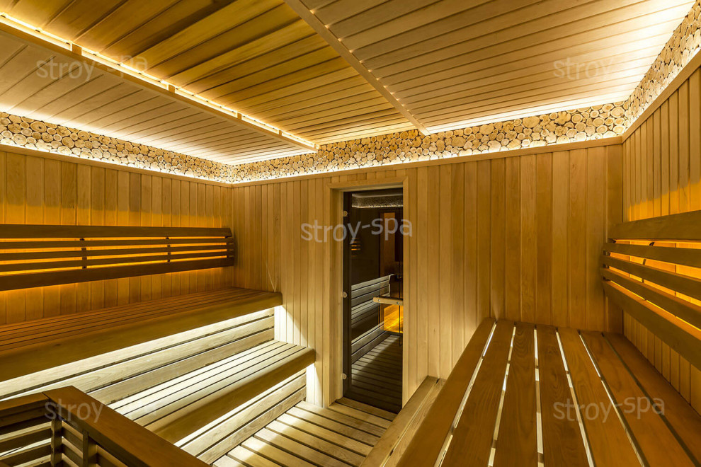 Отделка бани в Эко поселке Альпийские Луга