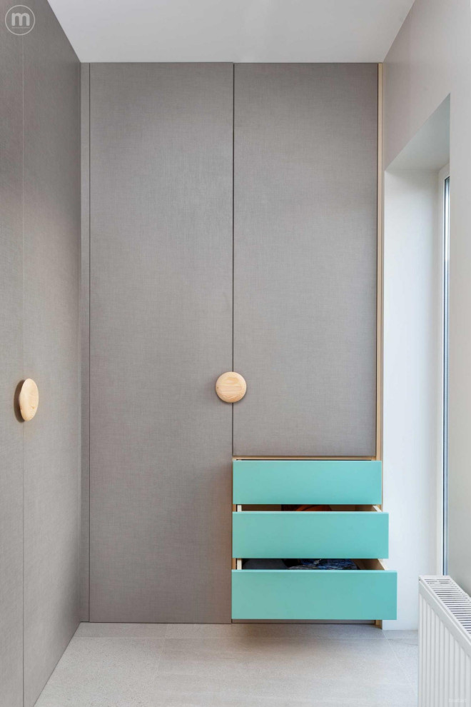 Прихожая с берюзой