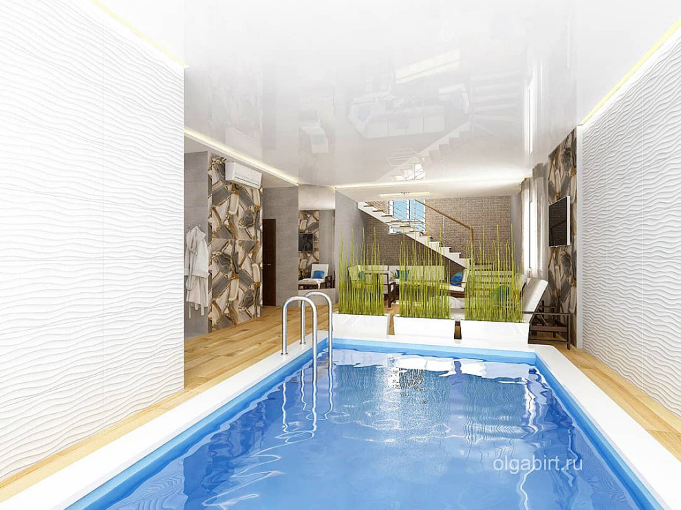 Бассейн в загородном доме