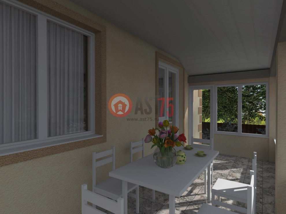 10 x 12 c гаражом площадью 238 м2