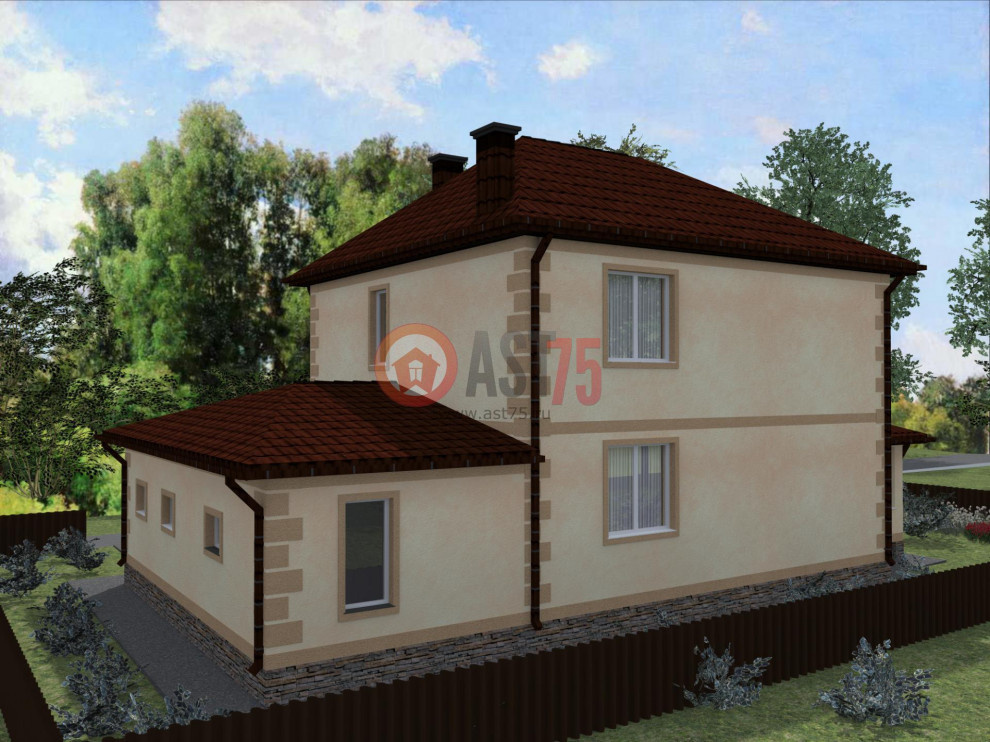 10 x 12 c гаражом площадью 238 м2