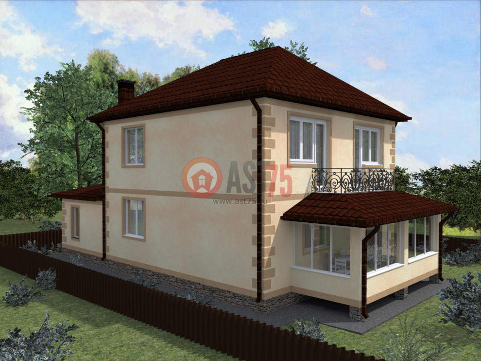 10 x 12 c гаражом площадью 238 м2