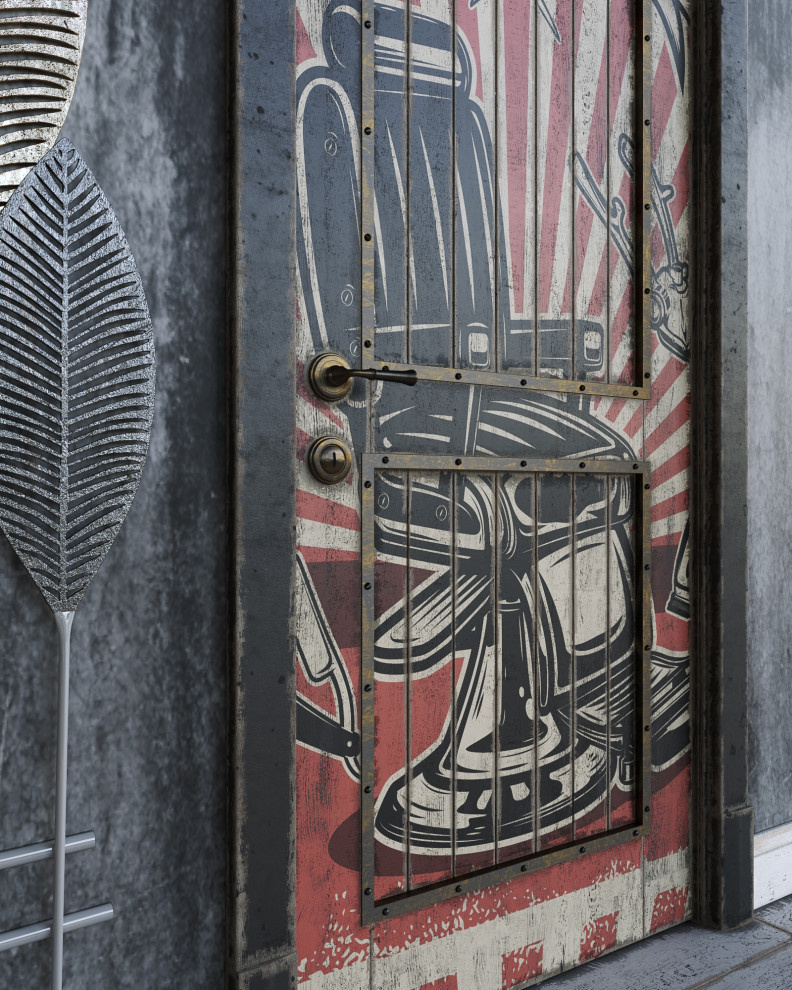 Межкомнатная дверь   "Words print"