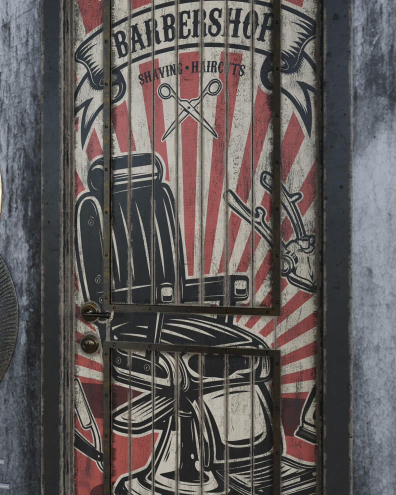 Межкомнатная дверь   "Words print"