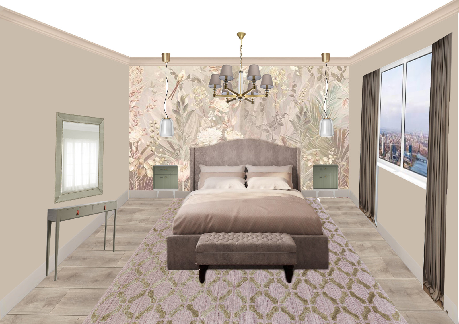 sample board спальни