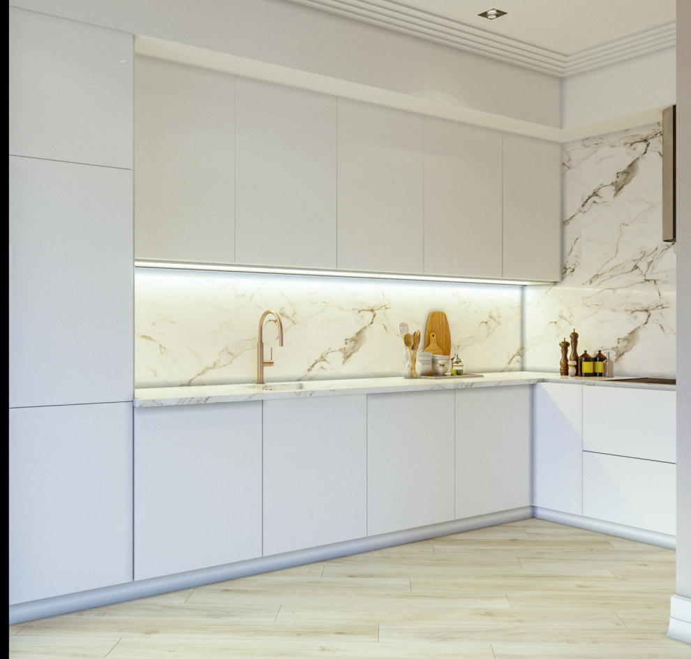 Обложка проекта: проект квартиры для семьи из 4х человек