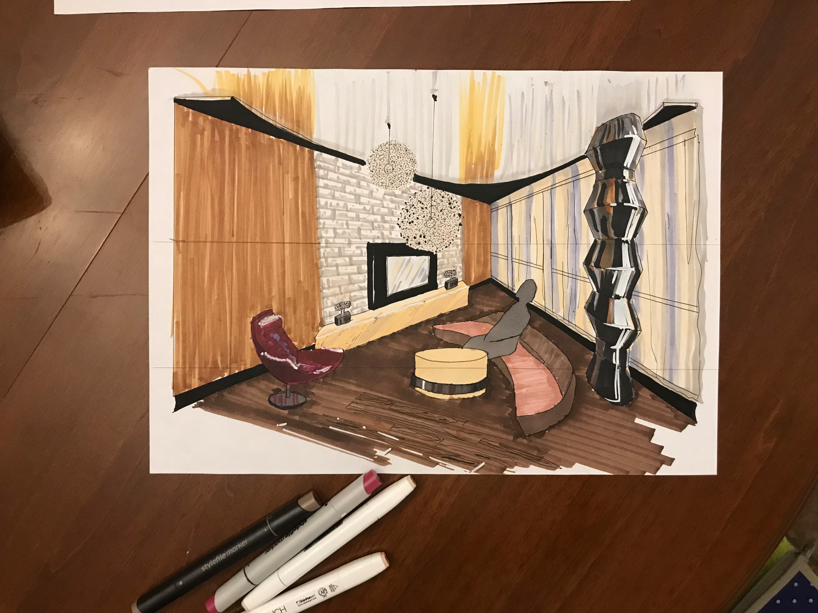 Обложка проекта: скетчи