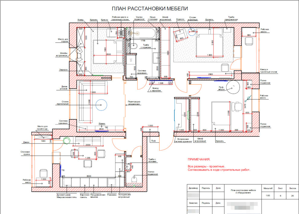 Проект в г. Обнинск для прекрасной семьи