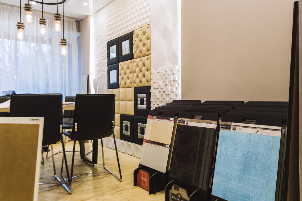 Проект салона по продажам декоративных материалов Elfactura