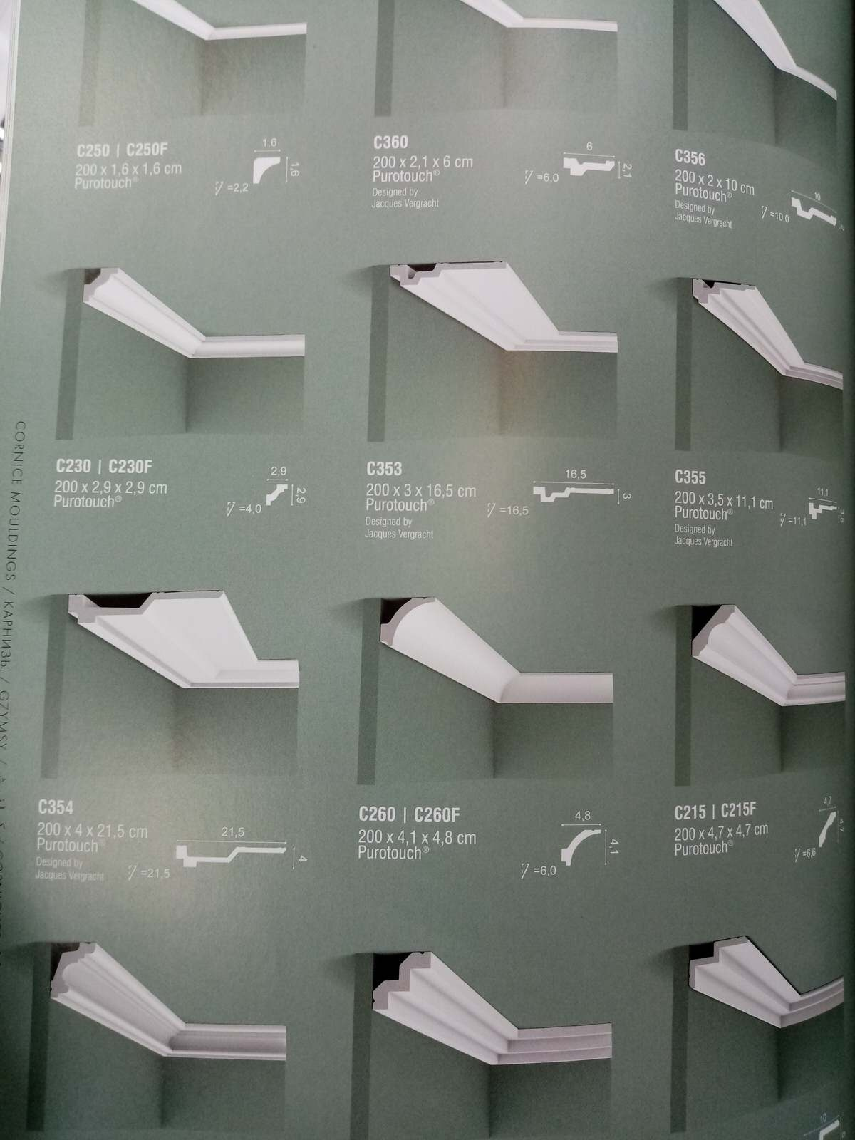 Лепной декор ORAC, Decomaster, Европласт, Перфект, Ultrawood