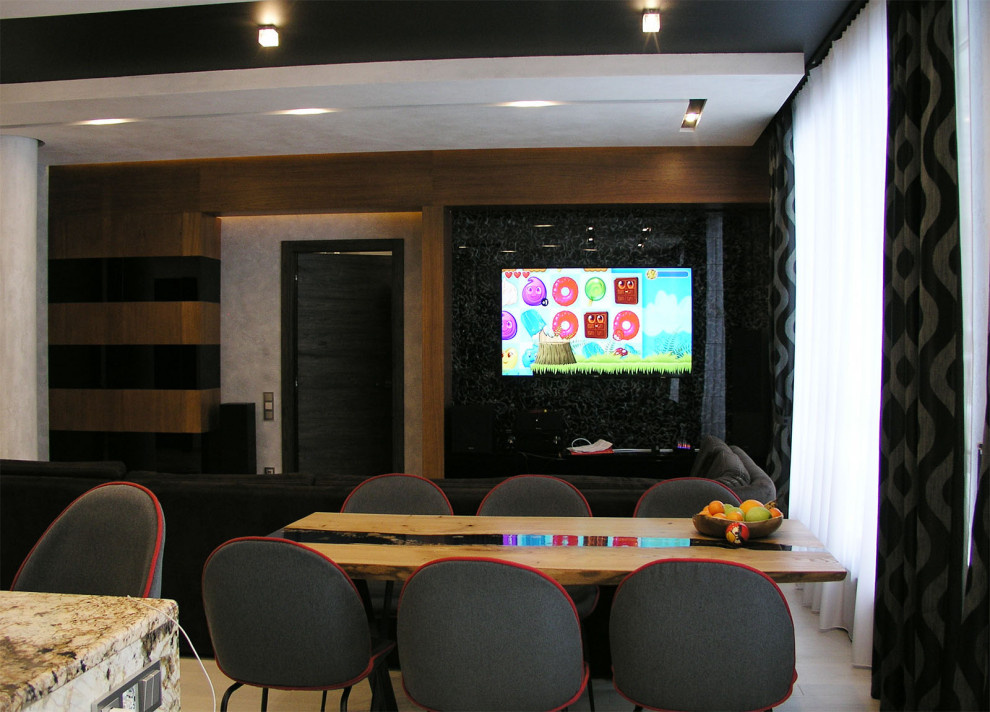 Квартира в Озерках. С-Пб. 200 кв.м. Современный стиль.