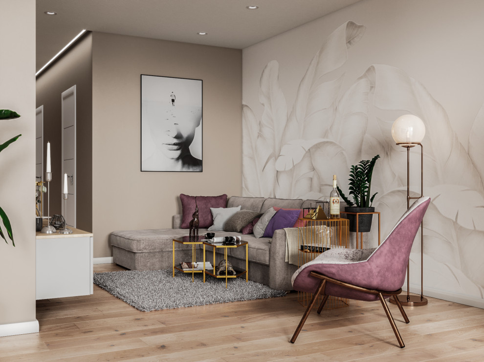 Дизайн - проект двухкомнатной квартиры 64,8 кв.м. в г. Москва