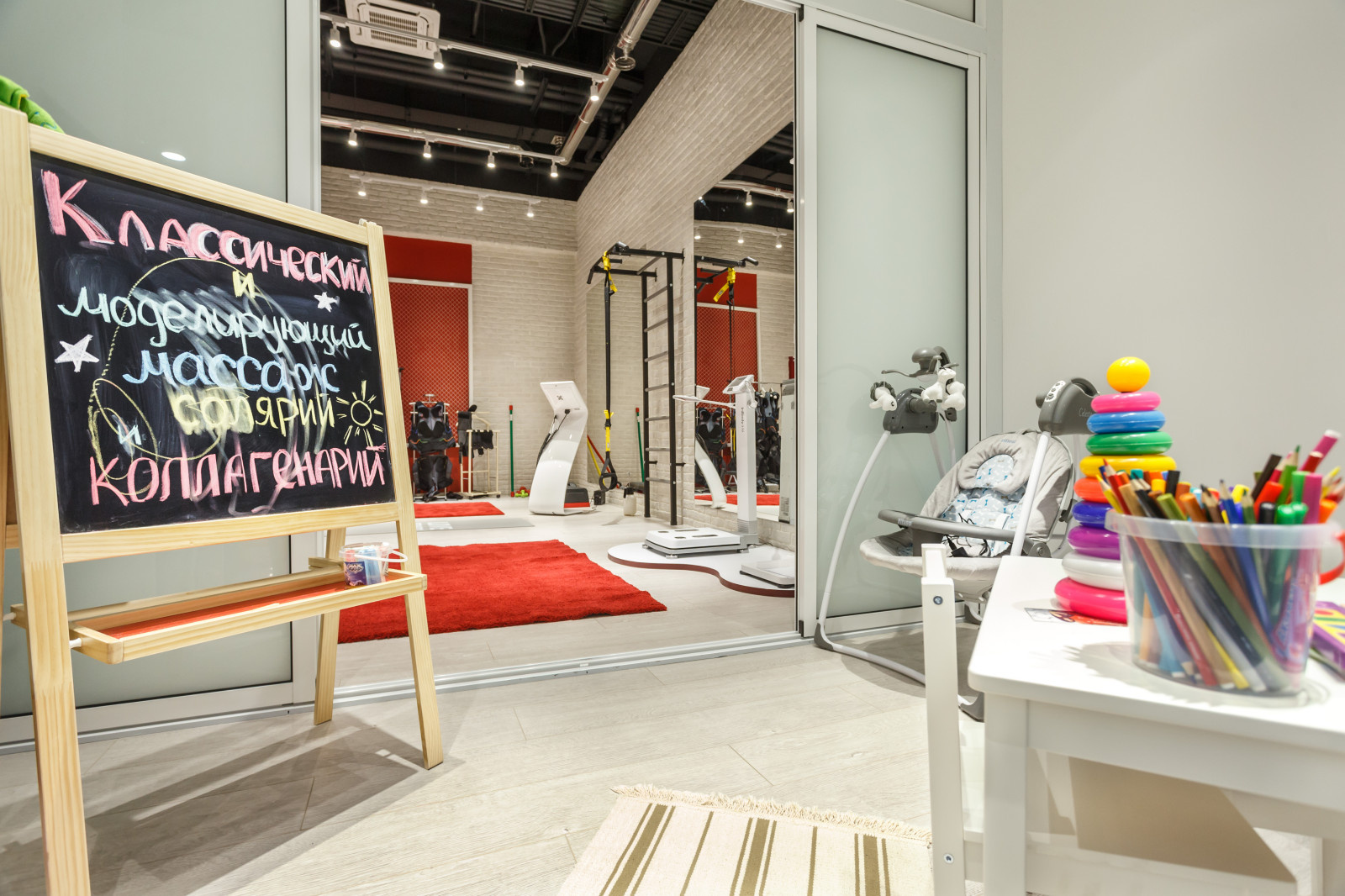 Ремонт элитного фитнес клуба