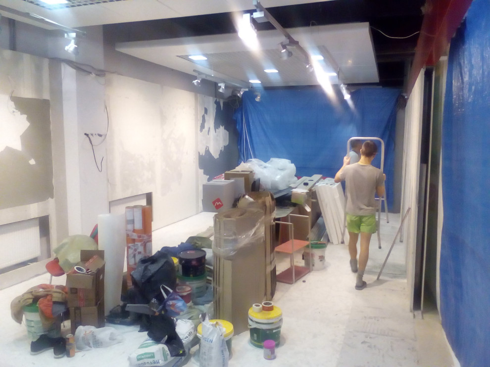 Демонтаж старых покрытий