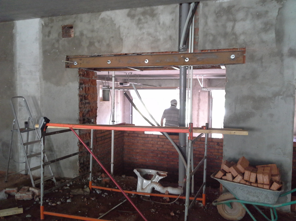 Расширение проемов