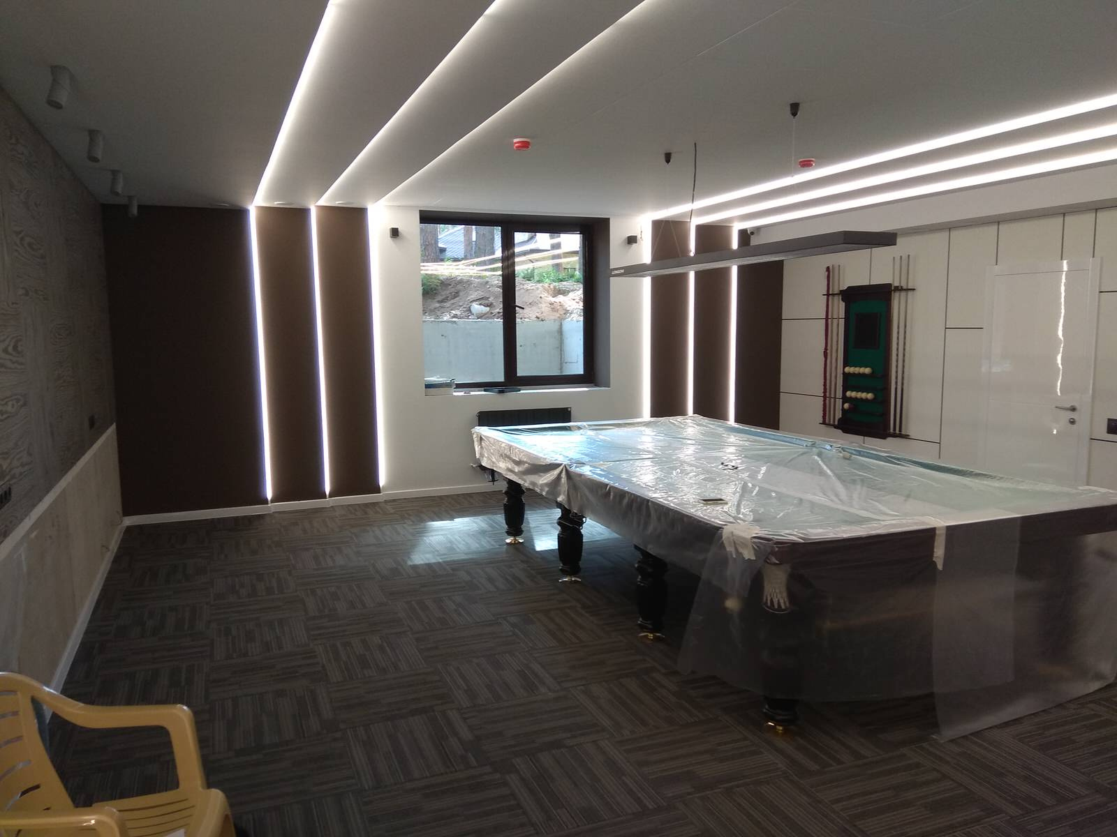 Отделка бильярдной