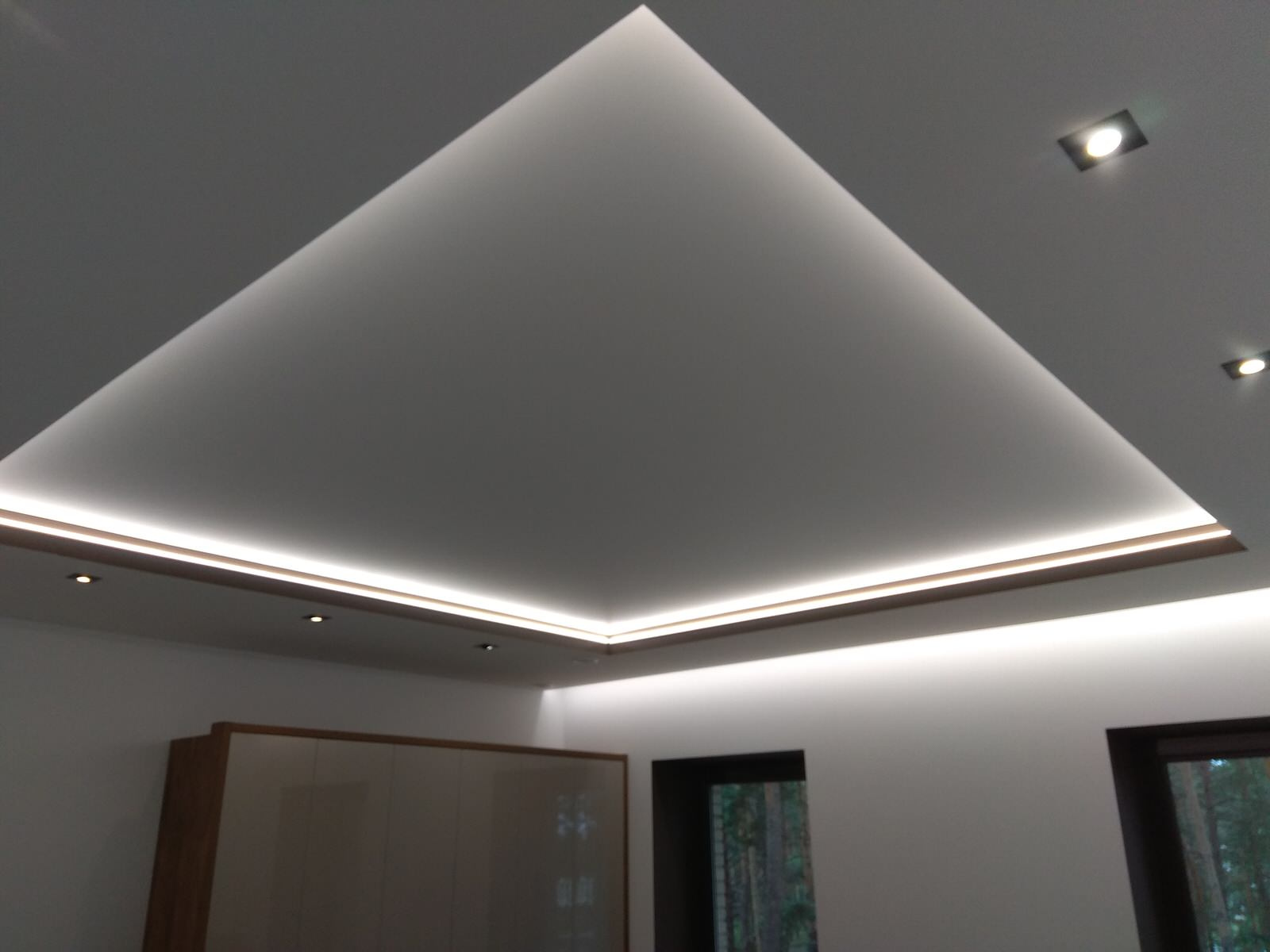 Многоуровневый потолок из ГКЛ