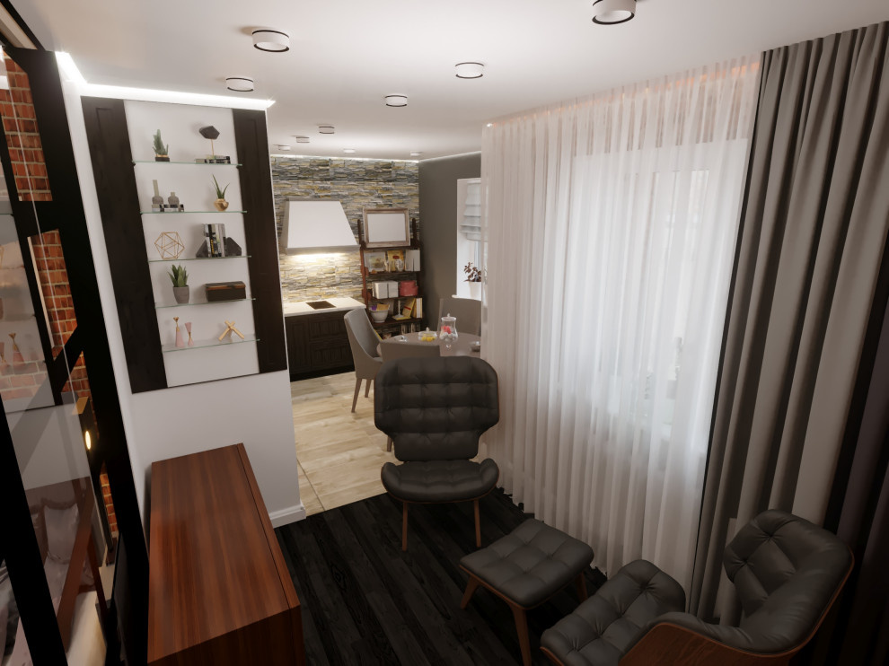 Дизайн проект квартиры студии