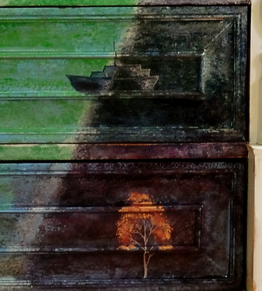 Расписная мебель (отдельные предметы)