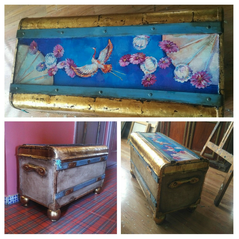 Расписная мебель (отдельные предметы)