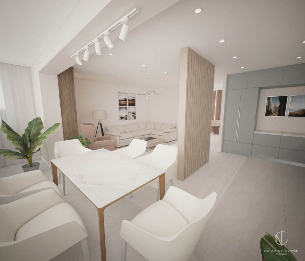 Квартира для молодого человека 100 кв.м // ЖК Пять звезд, Воронеж