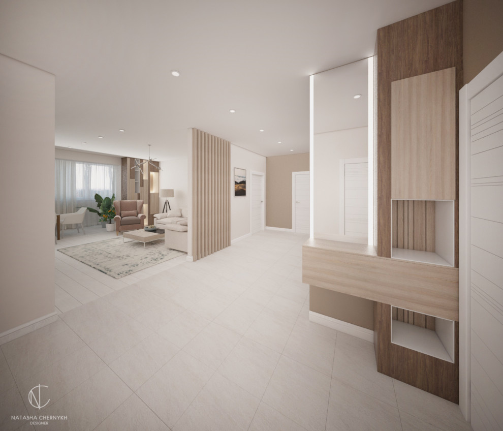 Квартира для молодого человека 100 кв.м // ЖК Пять звезд, Воронеж