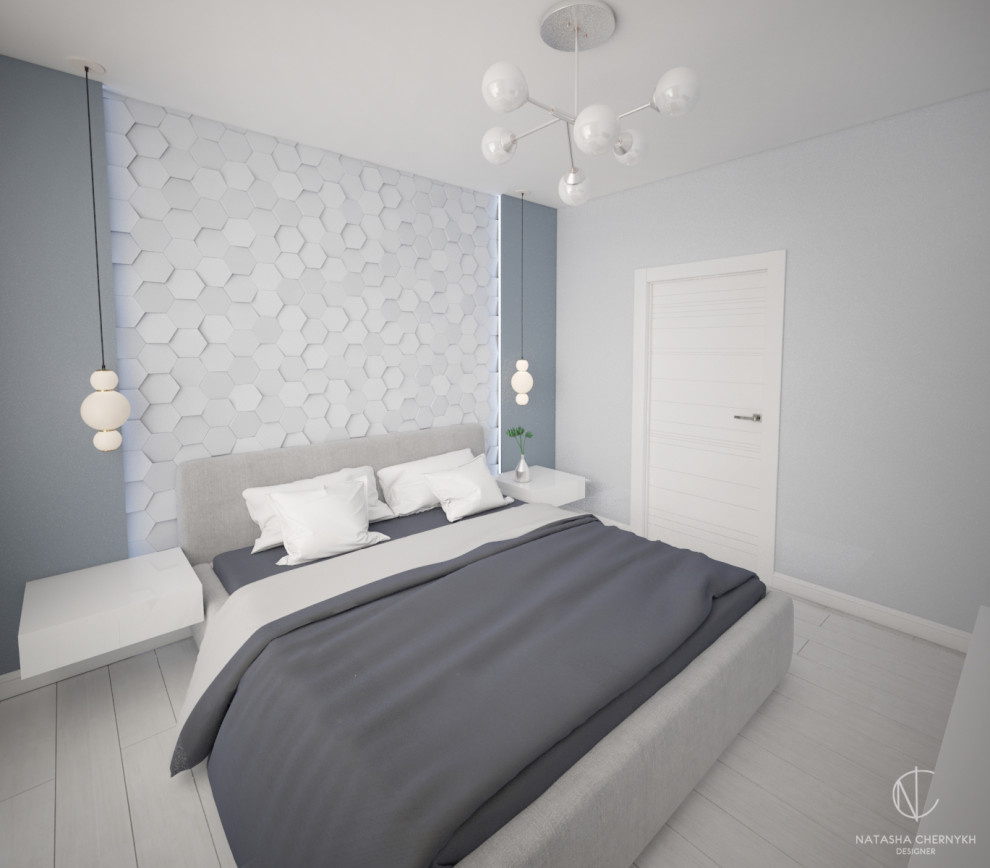 Квартира для молодого человека 100 кв.м // ЖК Пять звезд, Воронеж