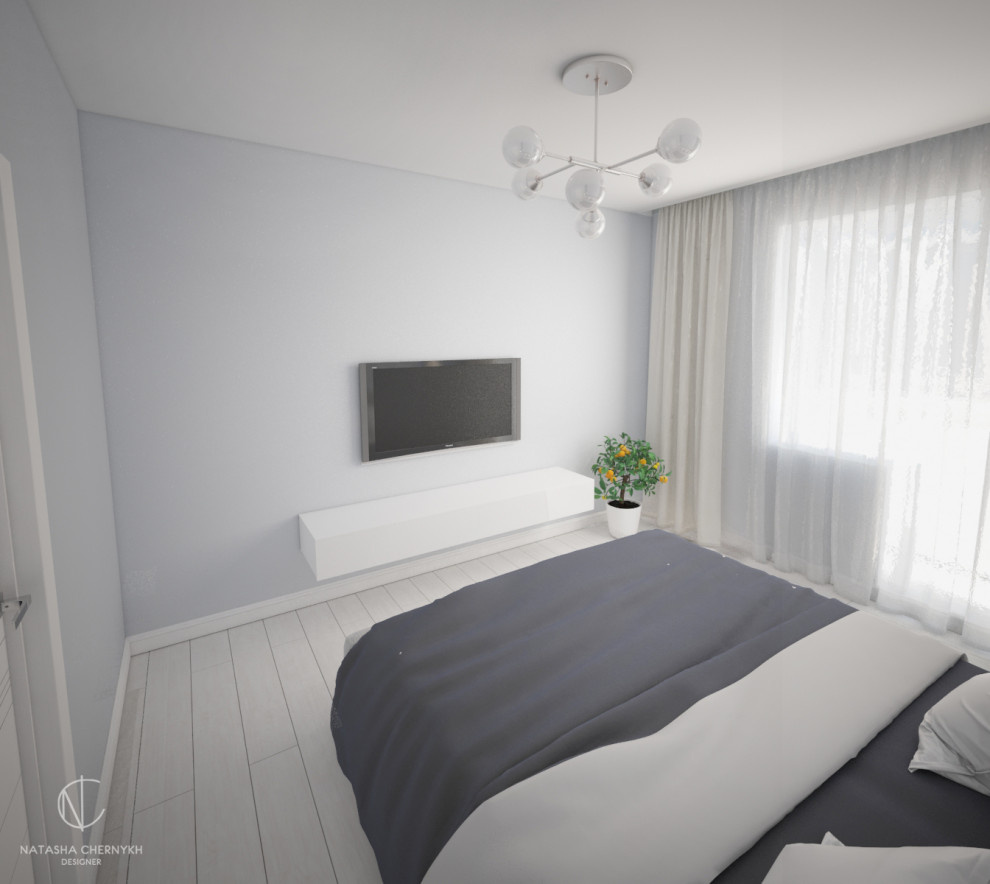 Квартира для молодого человека 100 кв.м // ЖК Пять звезд, Воронеж