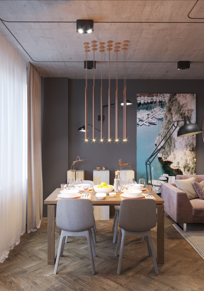 Уютный лофт в Питере, 71 м2