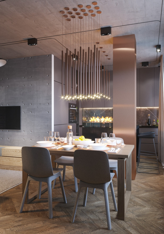 Уютный лофт в Питере, 71 м2