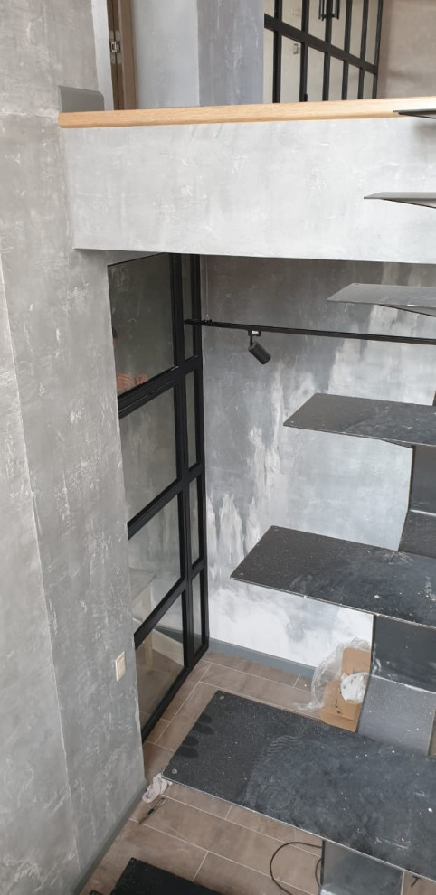 Распашная и раздвижная Loft перегородка