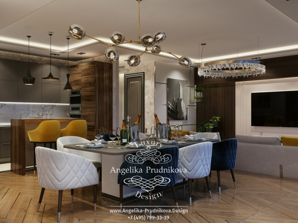 Дизайн-проект интерьера квартиры в ЖК BARRIN HOUSE в скандинавском стиле