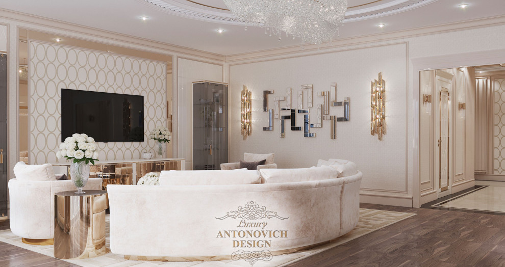 Великолепная гостиная от Luxury Antonovich Design