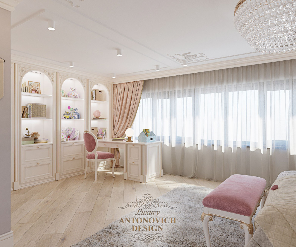 Весенний дизайн детской для девочки от Luxury Antonovich Design