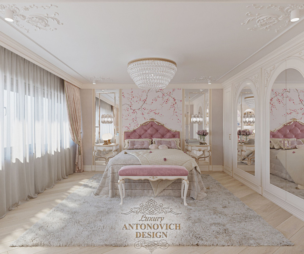 Весенний дизайн детской для девочки от Luxury Antonovich Design