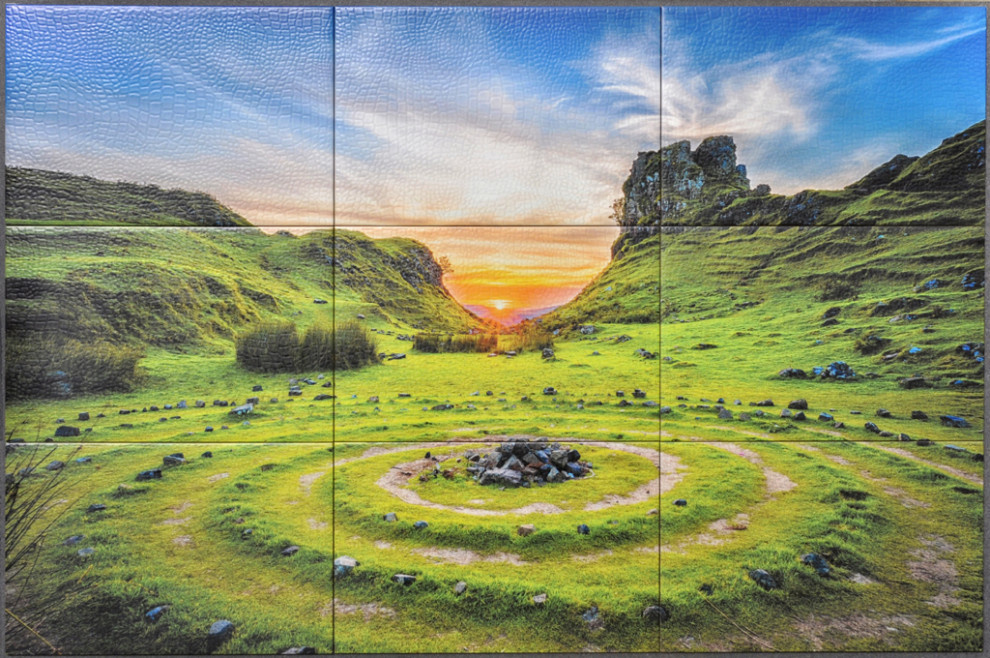 Фотопечать на керамической плитке - панно