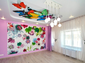 Натяжной потолок с фотопечатью