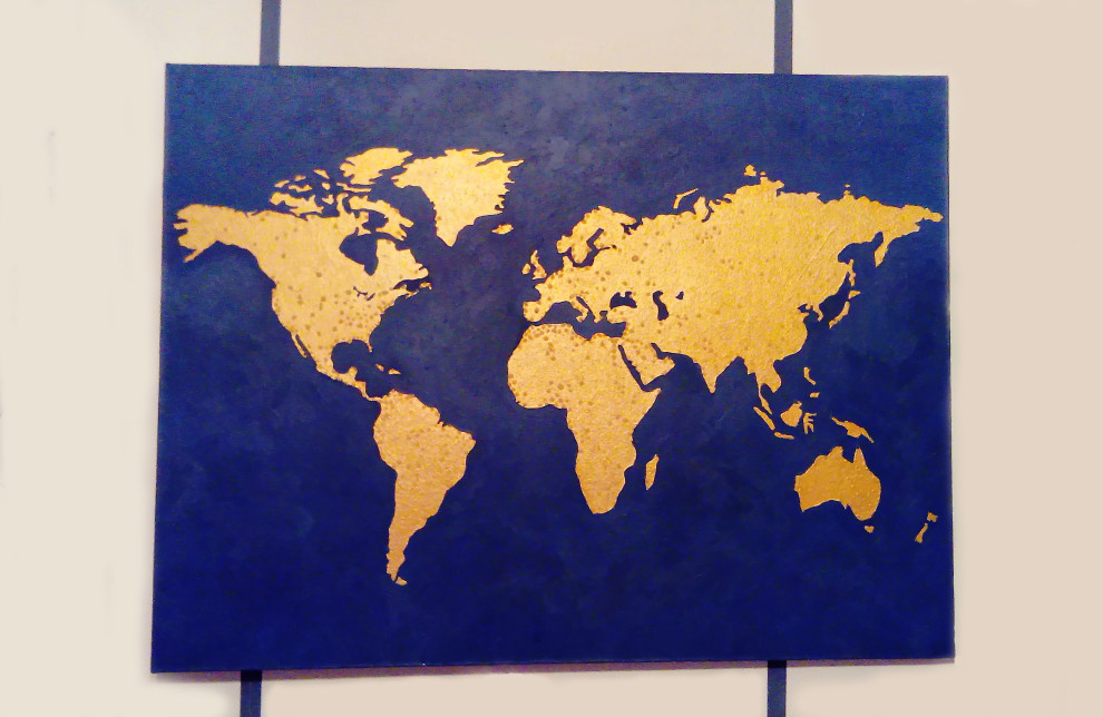 Картина "Карта мира"