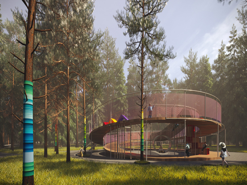 Реконструкция парка отдыха и центра детского творчества в г. Ухта