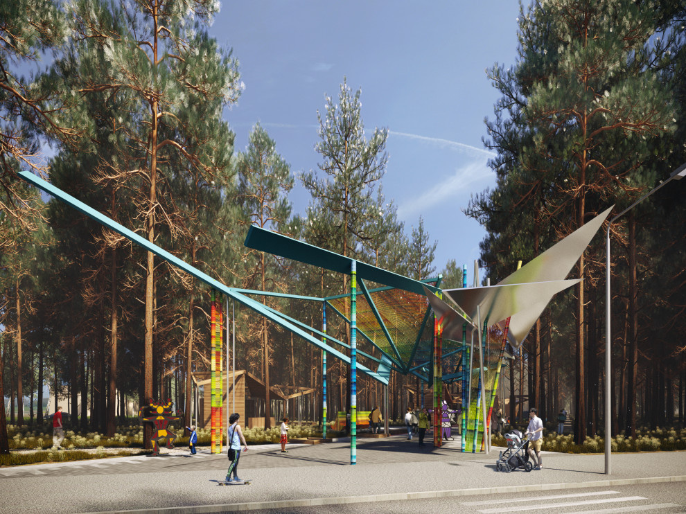 Реконструкция парка отдыха и центра детского творчества в г. Ухта