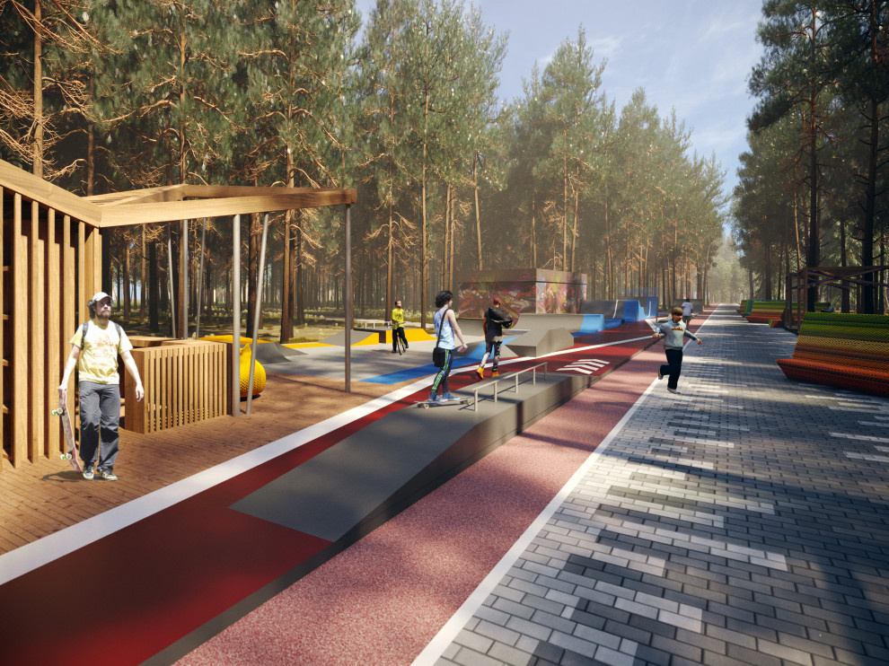 Реконструкция парка отдыха и центра детского творчества в г. Ухта