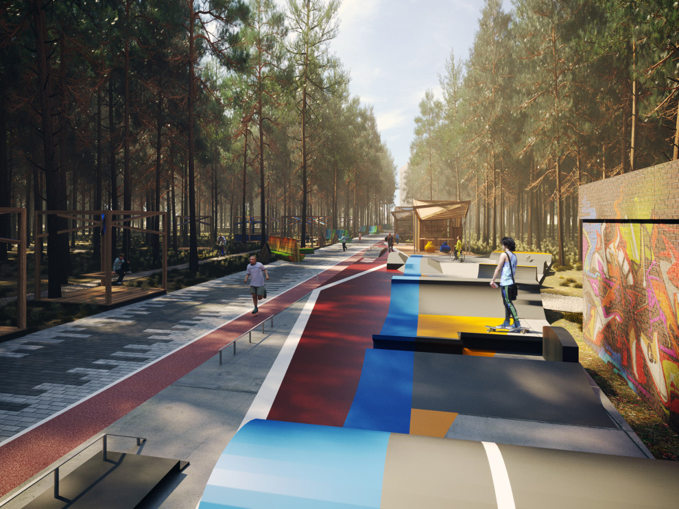 Реконструкция парка отдыха и центра детского творчества в г. Ухта